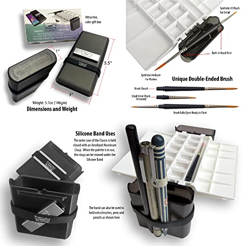 Watercolor Palette By Portable Painter | Travel - Pocket Size - Quality | Simplify Your Life #TOP4