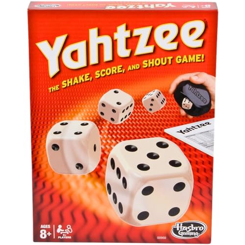 Hasbro UB-YAHTZ Yahtzee Classic Game, Dice Games Clear Printing thumb #2
