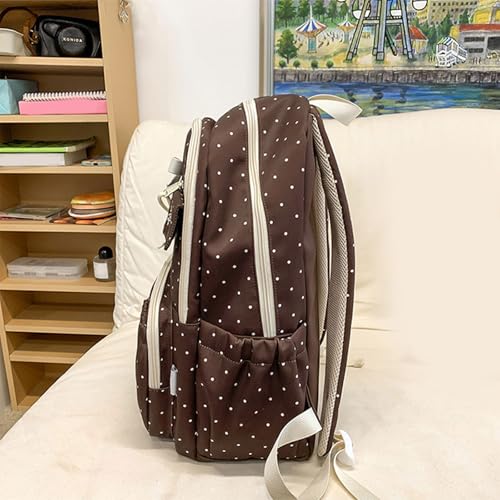 Sac à dos résistant à l'usure au motif Dot tendance et chic - 7