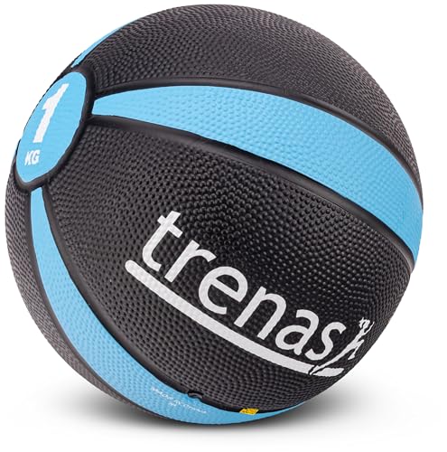 trenas Gummimedizinball PRO - Der professionelle Medizinball - 1 KG