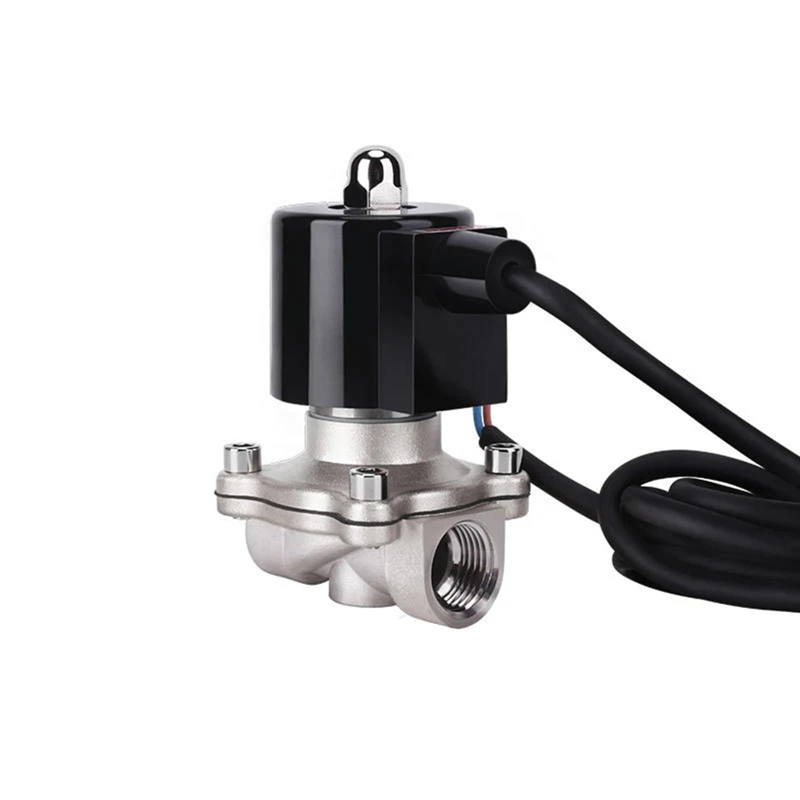 VSPPJYFG 3/8" Stainless Steel Normally Closed Underwater Solenoid Valve IP68 Waterproof 110V 24V 12V 24v Solenoid Valve(24VAC)