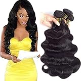 QTHAIR 10A Peruvian Virgin Hair Body Wave 100% Unprocessed Virgin Human Hair Body Wave Natural Black Peruvian Human Hair Weave (20