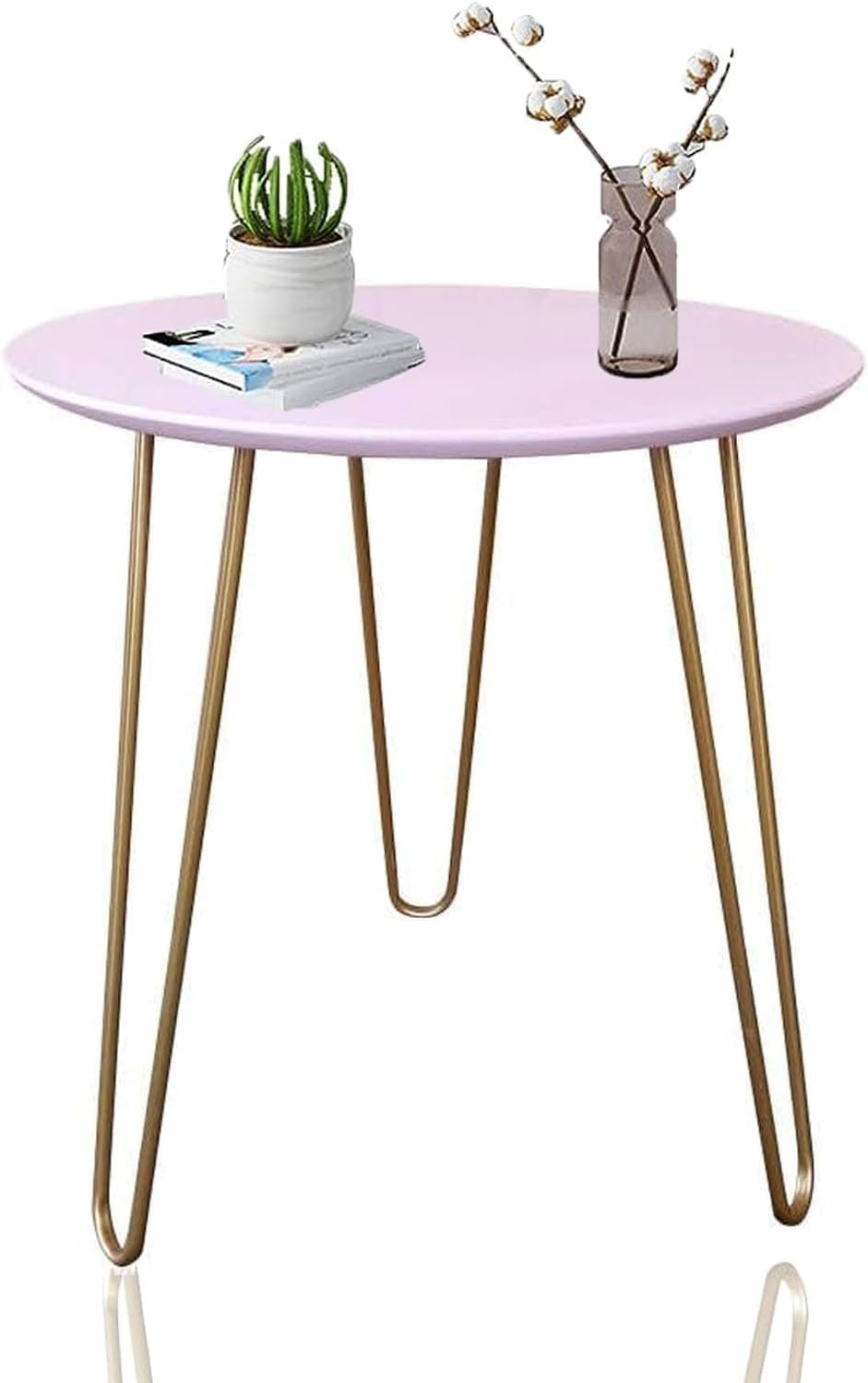 AAMEN Elegant Marble Coffee Table 【|】 Round Coffee Table 【|】 Sofa Side Table【|】 Drinks Side Table 【|】 Living Room Tables (40x 40x 45 — image 1