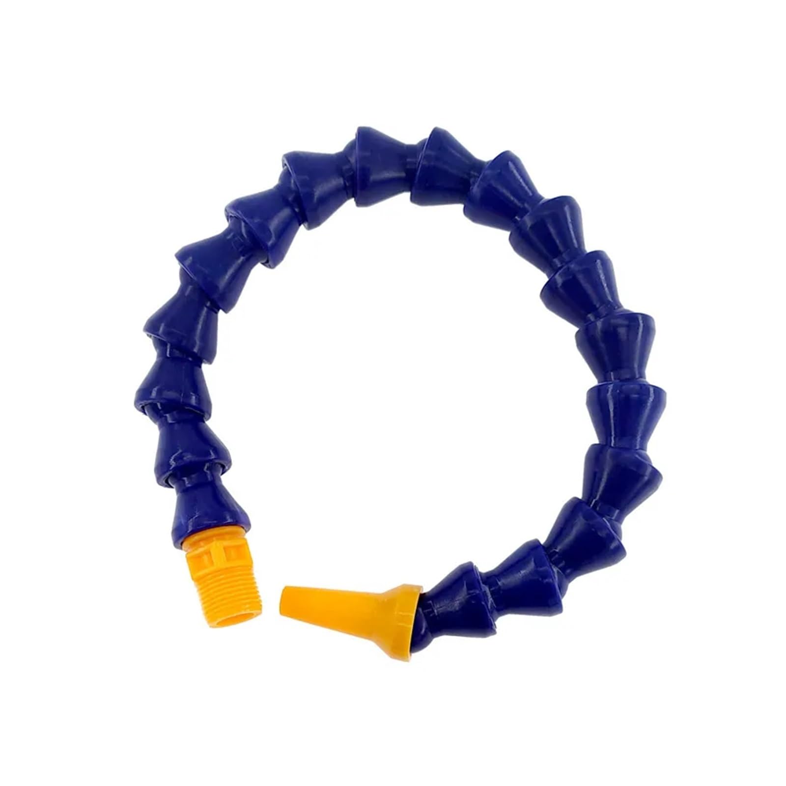 Tubo de refrigeración roscado Manguera de refrigerante flexible Boquilla plana redonda plástico Multicolor 30-60 cm Tamaños múltiples 6 piezas(Round,60CM-THREAD 20MM)