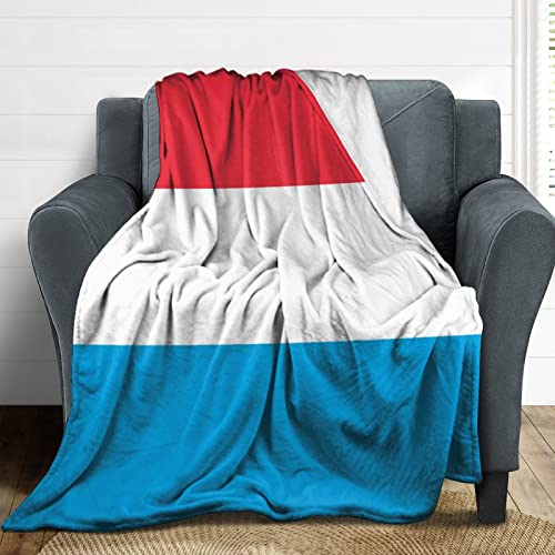 Plaid flanelle Luxembourg super doux et chaud pour lit et fauteuil chic