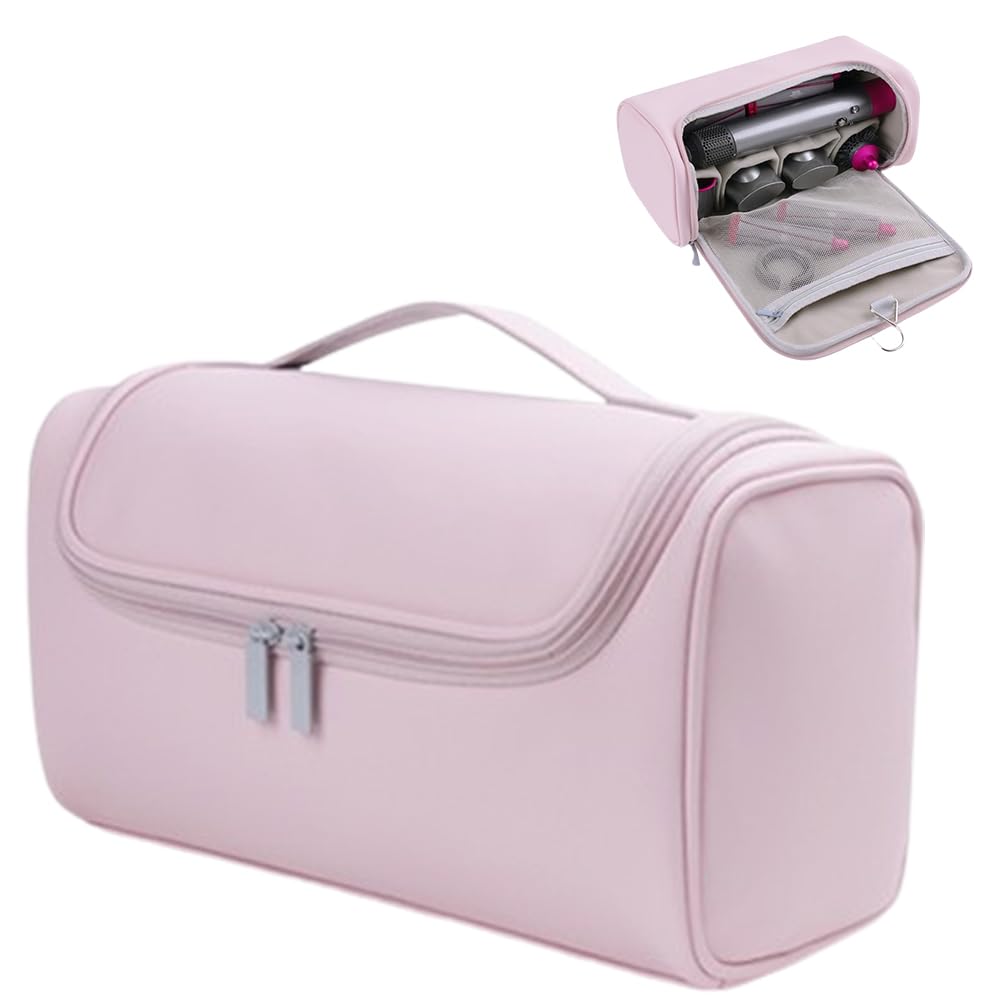 Bolsa de viaje Ruioomeep para Dyson Airwrap Styler y Shark, bolsa de almacenamiento portátil para Dyson Supersonic y accesorios, bolsa de transporte para secadores de pelo con gancho para herramientas