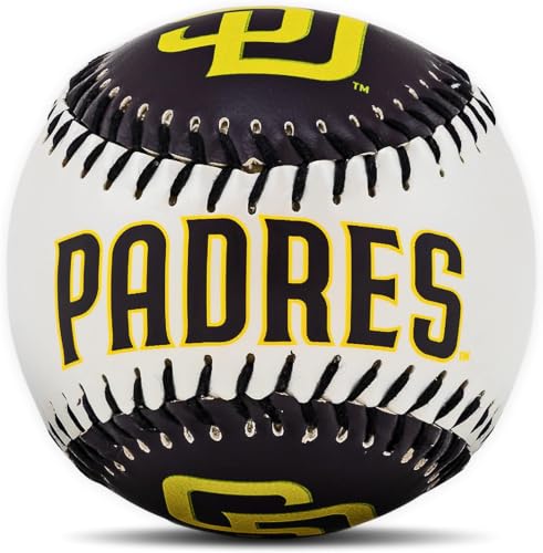 Image of Franklin Sports San Diego Padres MLB Team Baseball - MLB Team Logo Soft Baseballs - Toy Baseball for Kids - Great Decoration for Desks and Office (Pack of 12)