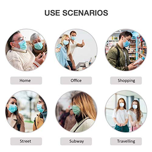 Disposable Face Mask - 50pcs Comfortable Protective Mouth Cover,Printed Cheetah Face Mask Adults, 3-Ply Breathable Safety Mask for Indoor Outdoor Home Office Travel (Leopard) - Image 8