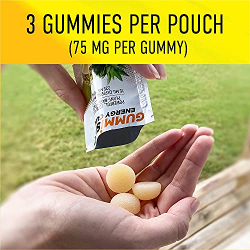 Gummishot Energy Gummies, 24-Pack Variety, 225 Mg Of Plant-Based Caffeine Chews Per Pouch, Long Lasting Energy Boosters #TOP1