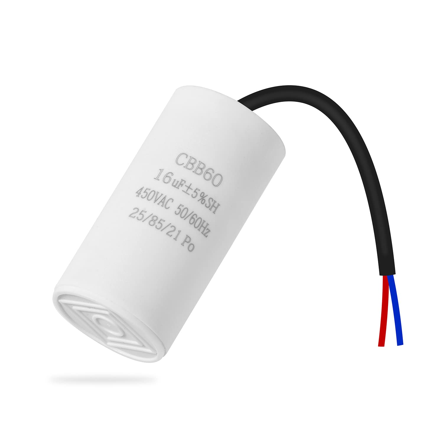 CBB60 450V 16µF 50/60Hz Condensador de Arranque y Funcionamiento para Motor ANGEEK