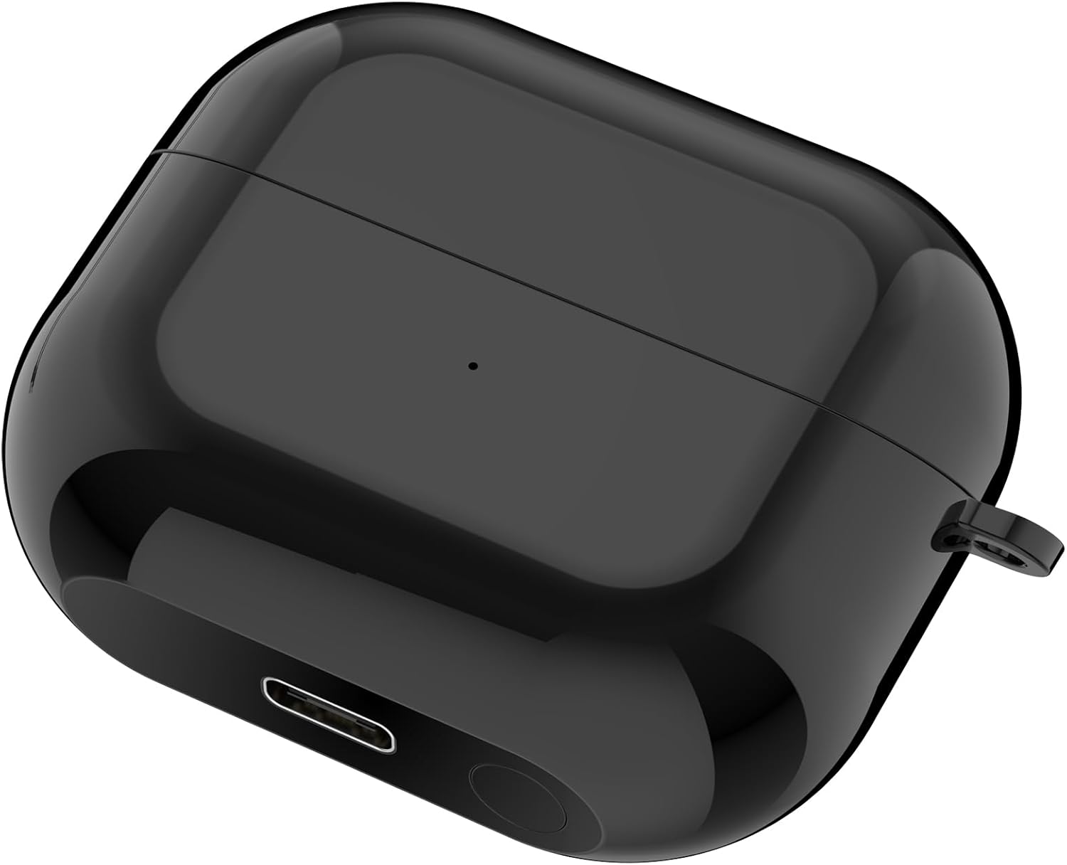 Replacement Earbuds Charger Station Inended for Samsung Galaxy Buds 3 Pro Charging Case, USB Wired Charger Dock Box Stand Cradle Case Cover (Black)