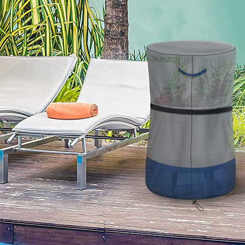 Pacific Cool Bar Cover Outdoor Patio Furniture Cover And Hot Tub Side Table Cover With 7.5 Gallon Beer And Wine Cooler Size: 20"X24" #TOP4