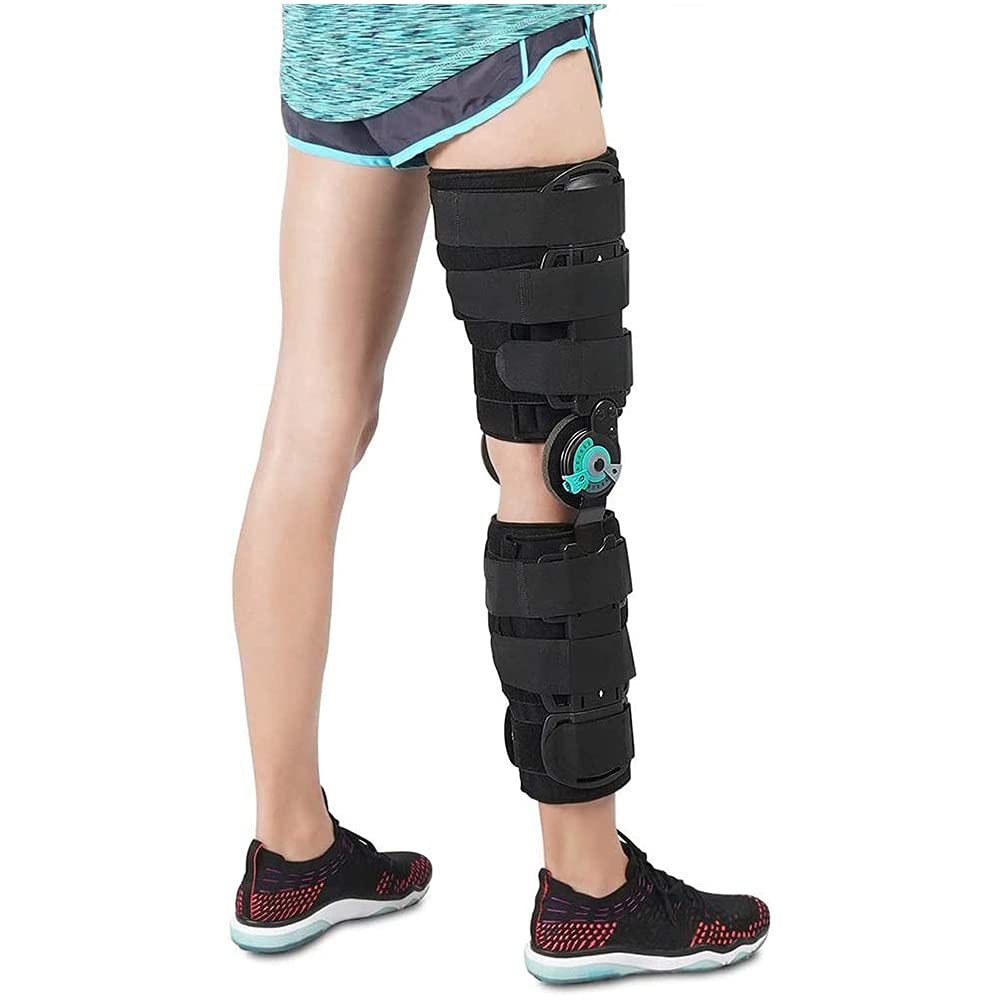 Rodilleras Ortopedicas Ligamentos, Ajustable Soporte de Rótula Estabilizador Órtesis Férula para ACL/PCL/Menisco/Ligamento/Lesiones Deportivas para Hombres, Mujeres