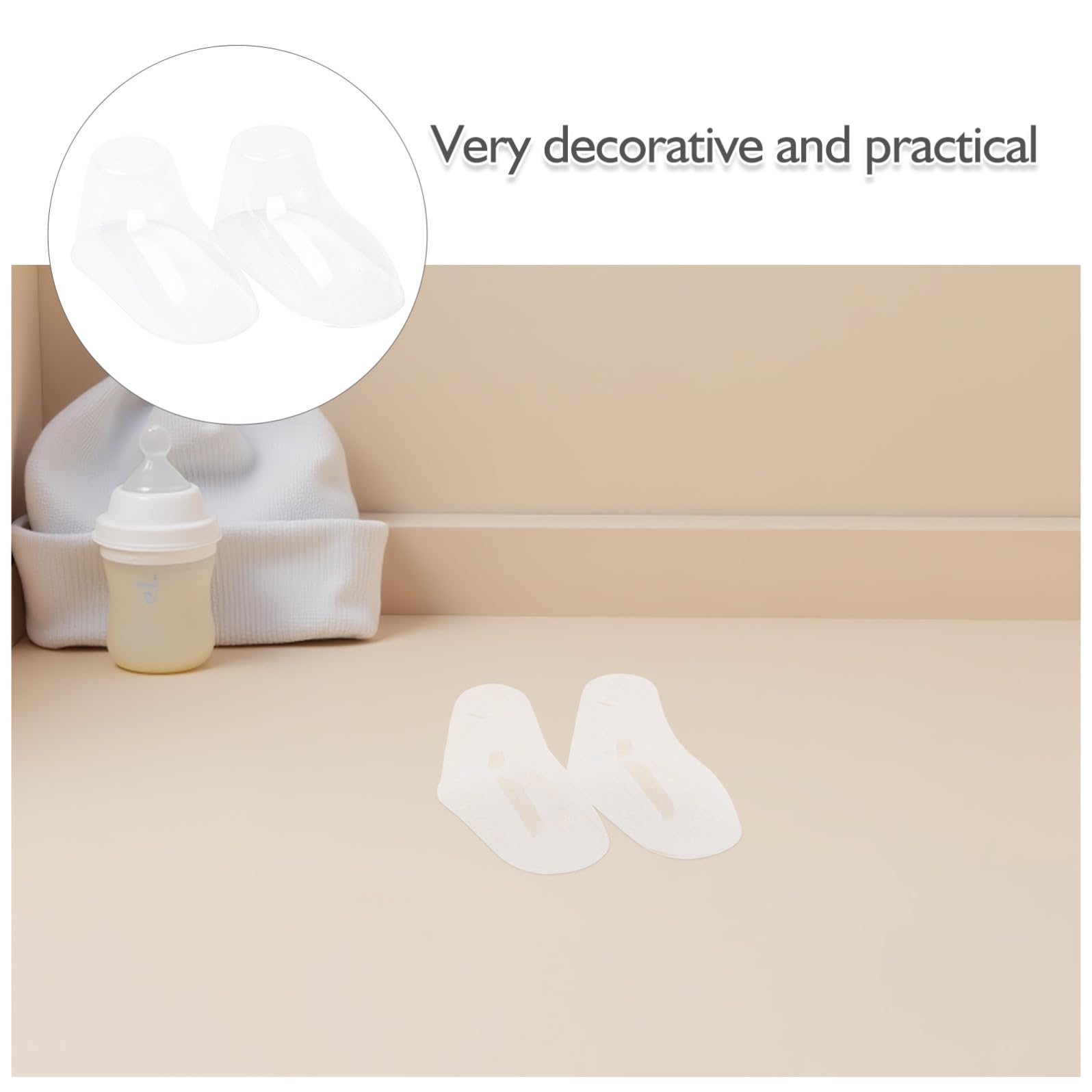100 Stück Durchsichtige Pvc Kinderschuhstützen für Babysocken Stabiler Präsentationsständer zum Schutz vor Falten für Kleinkinderschuhe