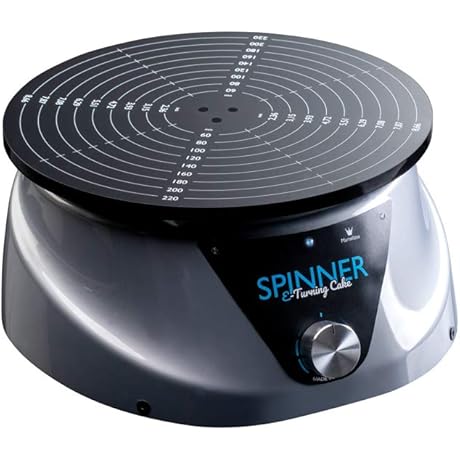 Martellato Cake Spinner: Automatic Electric Turntable for Elite Frosting