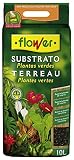 perlita Flower 80060 - Substrato Planta Verde, 10L, 28 x 4 x 45 cm, Color marrón