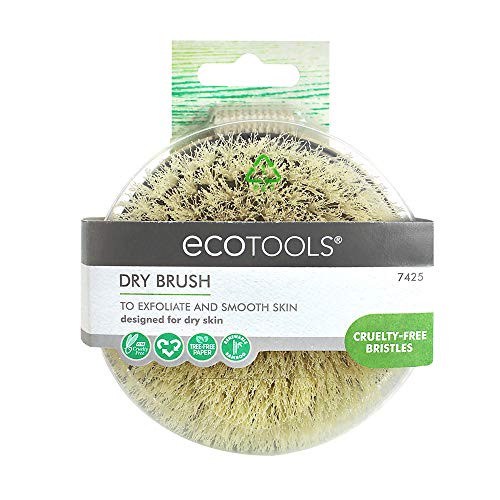 Ecotools Dry Body Brush Exfoliate & Detoxify / Cruelty-free Bristles & Bamboo.