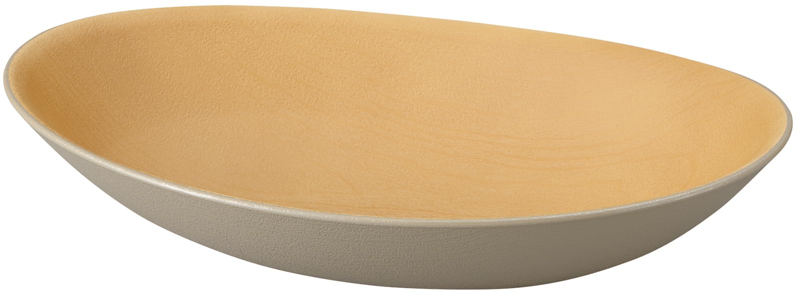 Amazon｜カノー アースカラー 抗菌 カレーパスタ皿 26×18cm グレー