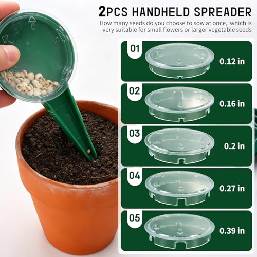 Set 7 Pzs Dispensador de Semillas con 12 Agujeros miniatura 4