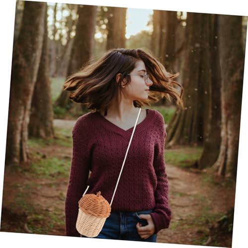 Panier en rotin tissé main en forme de pomme de pin pour enfant - 7