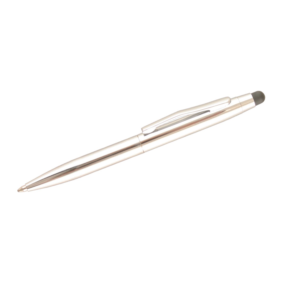 Uchida Of America 007I-C-SLV St. Tropez 2 in 1 Stylus and Pen, Silver