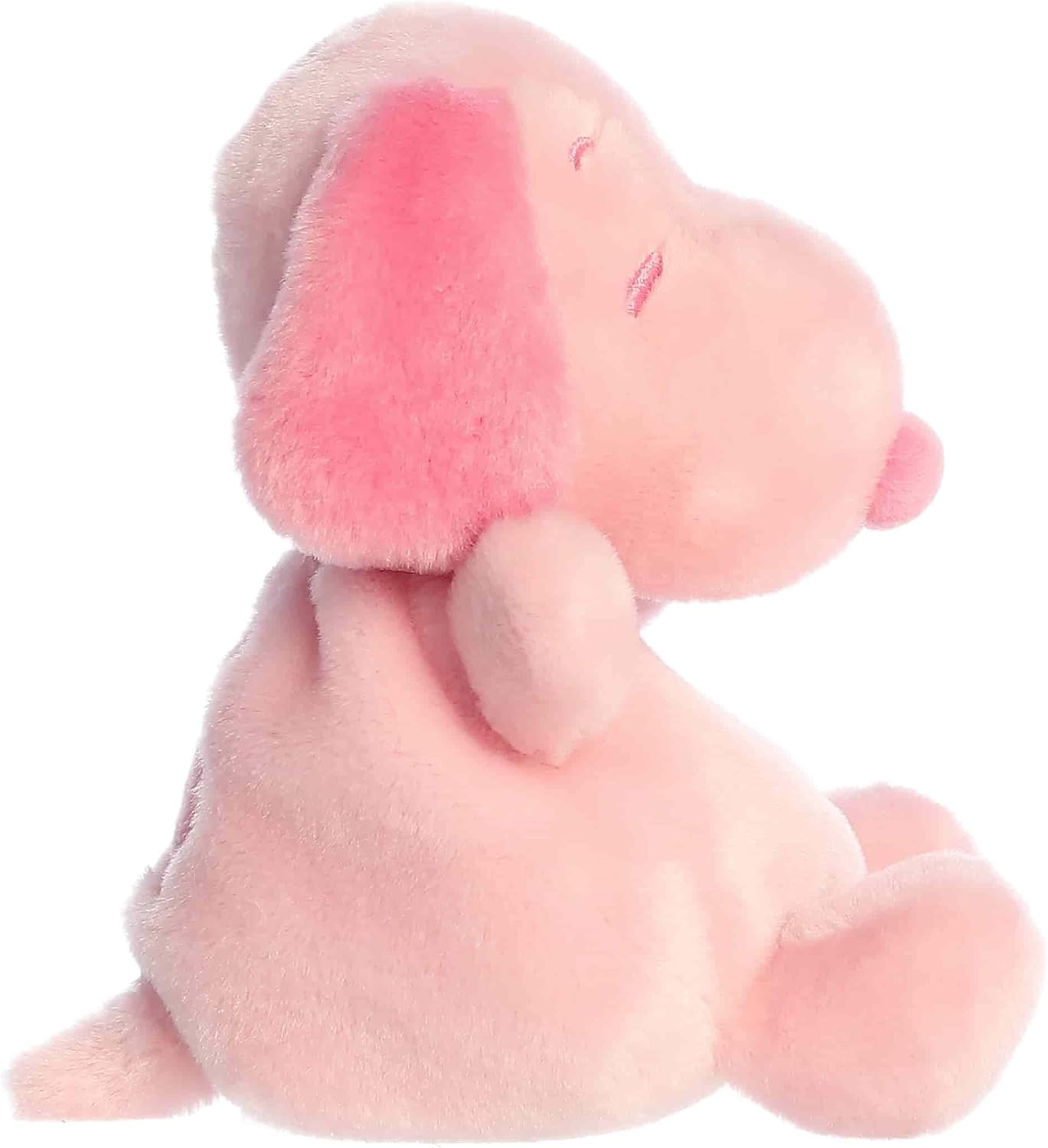 Aurora Adorable Peanuts Snoopy Palm Pals Stuffed Animal - Officially Licensed Toys For All Snoopy Fans - Fun Pastel Colors For The Spring Season - Pink 5 Inches