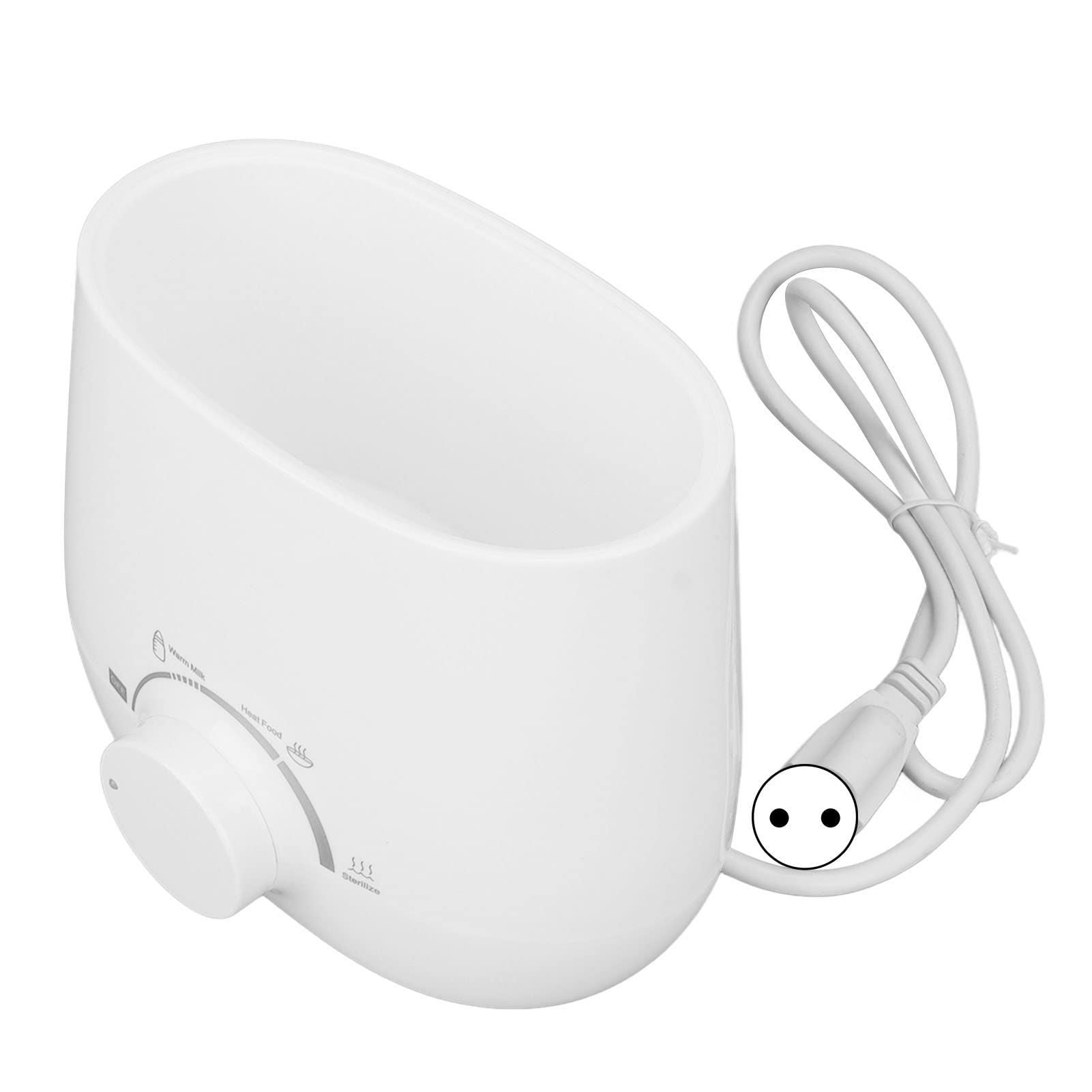 Chauffe-biberon, Chauffe-lait Maternel, Conception à Double Biberon, Matériau PP, Grande Capacité, Silencieux, Silencieux Dans La Cuisine (Prise UE 220V