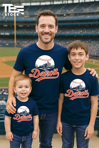 Baseball Shirt Fan Cityscape T-Shirt with Urban Skyline Graphic2