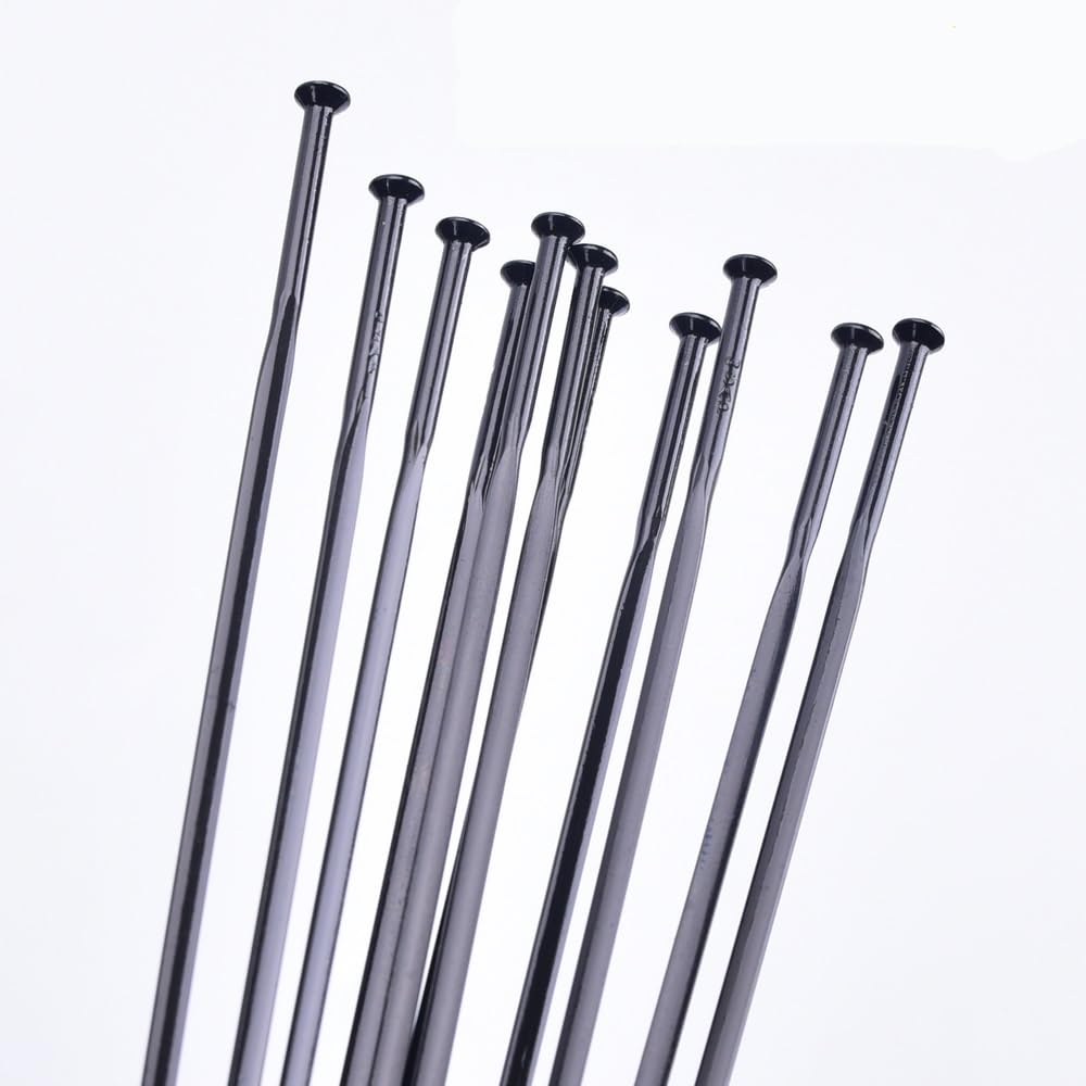 Speichen für Fahrräder, J-Bend, gerader Zug, CX Ray, Speichen 2,0–0,9 x 2,2–2,0 mm, 14 G, Fahrradspeichen für Elektrofahrräder