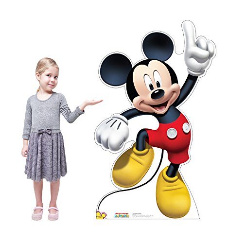 Image of Cardboard People Mickey Dance Life Size Cardboard Cutout Standup - Disney's Mickey Mouse Clubhouse