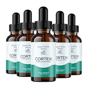 Cortexi Hearing Support Drops,Cortexi Hearing Support Supplement,Helps with Eardrum Health, Promotes Auditory Clarity, Supports Healthy Hearing(5 Pack), 2.0 Fl Oz