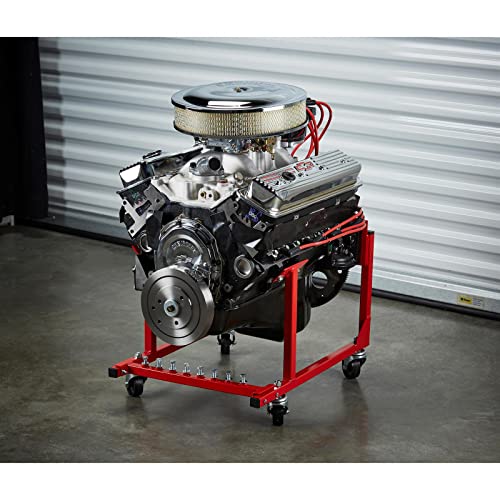 Rolling Engine Cradle Stand With Wheels, Fits Chevy V8 Small Block And Big Block, Steel Construction, Built In Hardware Storage, Easy Assembly #TOP5