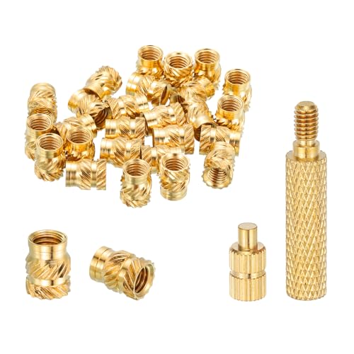 uxcell 30 ˂݃CT[g ͂񂾂ă`bvvXc[t M4 x 9mm H x 6mm OD ^J gbN [bgibg q[gZbgCT[g ߍ݃ibg 3DvgvX`bNip