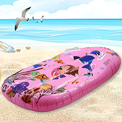 Giantree Prancha de surf inflável para crianças, bodyboard portátil com alças, boias de piscina para