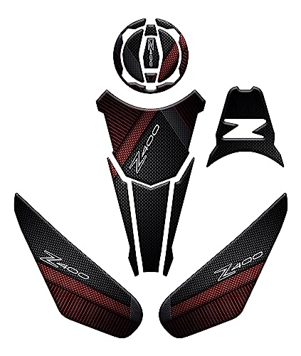 Autocollant résine effet 3D haut de gamme Z400 rouge
