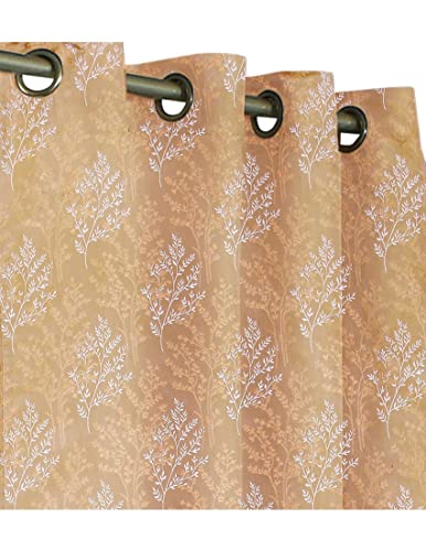 Image of MallowWorld Beautiful Organic Premium Curtains for Home Office and Living Room Bedroom Dust Repellent Curtains 9ft, (Set of 2)