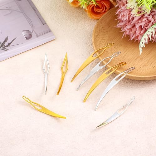 8pcs Interlocking Tool for Locs, Sisterlock Retighten Tool, Bent-Hook Shape Loc Needle for Hair Repair Dreadlock Tightening — view 7