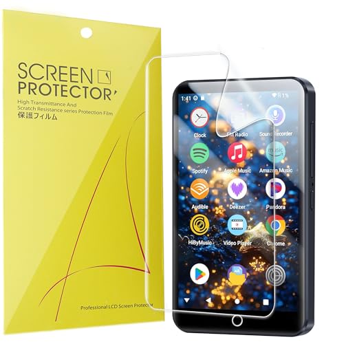 Lamshaw Compatible for MECHEN MP3 Player Screen Protector, [6 Pack] Full Coverage TPU Clear Film Compatible for MECHEN H10 4