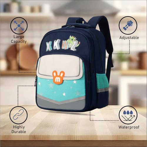 Image of Tinytot 22 Litre 17-Inch Waterproof Large School Bag for Boys & Girls, Kids School Bag, School Backpack for Girls and Boys, for Kids, Ideal for Children