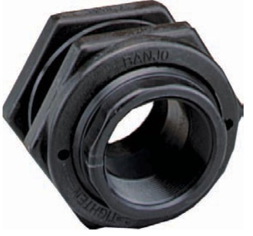 Banjo Poly Bulkhead Fitting TF220