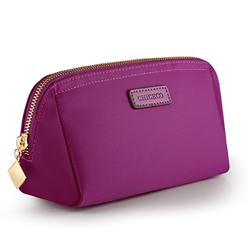 Preisvergleich Produktbild CHICECO Nylon Klein Kosmetiktasche Damen Schminktasche für Handtasche Makeup Tasche Magenta