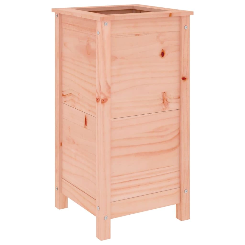 Macetero de Douglas 40 x 40 x 78 cm con diseño moderno, duradero y resistente para jardín, terraza o balcón para cultivo decorativo de hierbas, flores y verduras