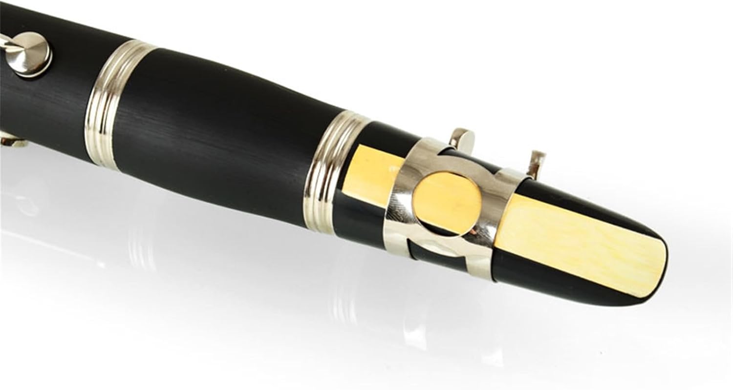 Clarinet Musical Instruments Clarinet Black Pipe Wind Instrument Performance Grade Semi-automatic C Key Nickel-plated Surface Clarinet