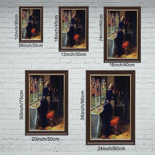 Mariana de John Everett Millais tableau romantique décoration murale - 2