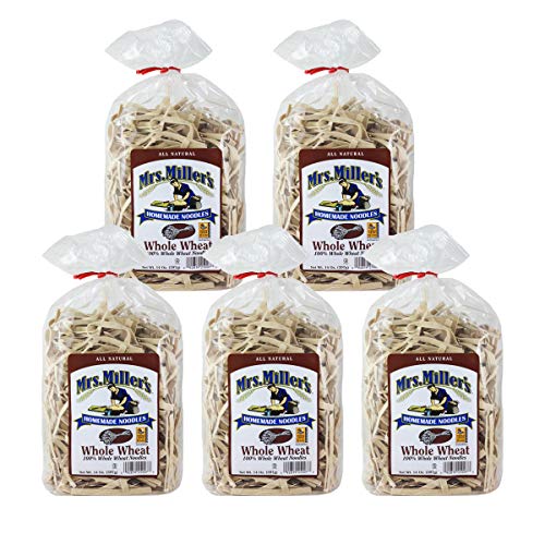 Mrs. Miller's Homemade Noodles, Whole Wheat, All Natural & Cholesterol Free, 14 Ounce (Pack of 5) image 3