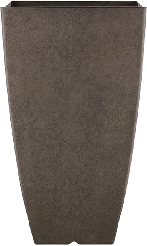 Southern Patio Hdr-091691 Newland Jardinera, Cuadrada, Plástico/resina