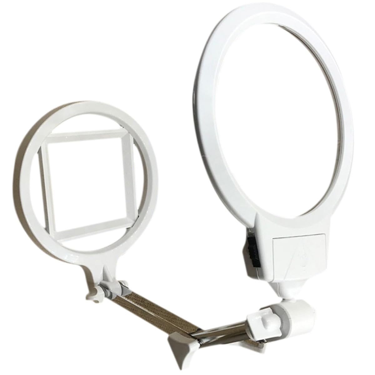 Outil grossissant pour travaux d'aiguille et modélisme avec loupe de table pliable LED