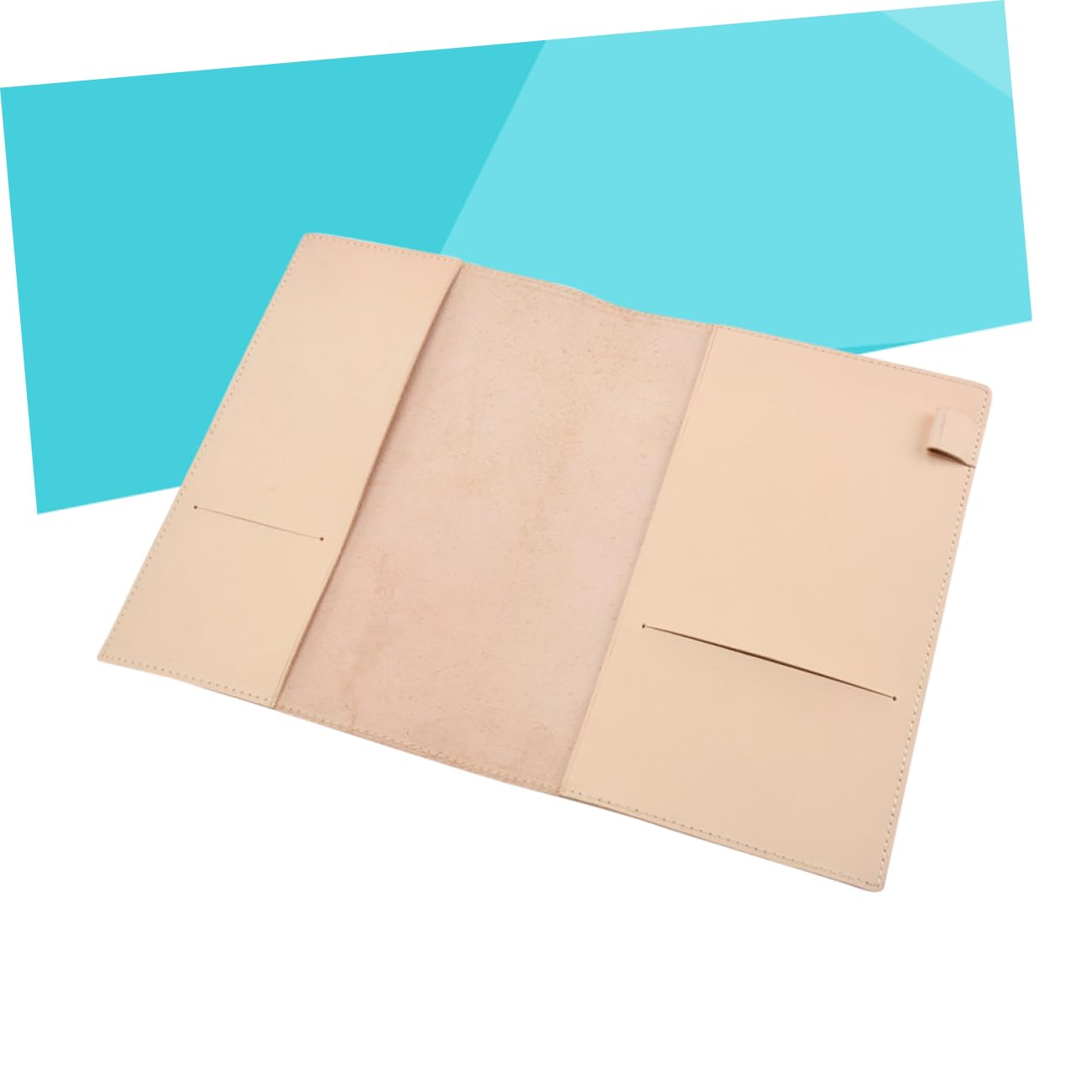 OSALADI de Cuaderno de Piel de Cuero Vegetal Funda Protectora para Notas y Papelería para Oficina y Escuela con y Soporte para Bolígrafo