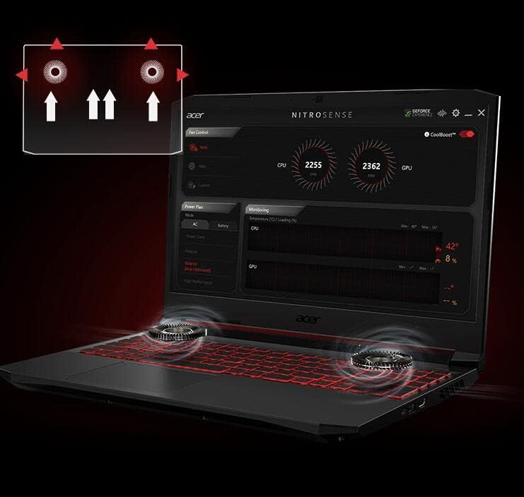 Miniatura 8 de Acer Nitro 5 - Laptop para juegos, 15.6" FHD, 144Hz IPS, 11 generación i5-11400H, GeForce GTX 1650, Wi-Fi 6, Thunderbolt 4, Kb retroiluminado,