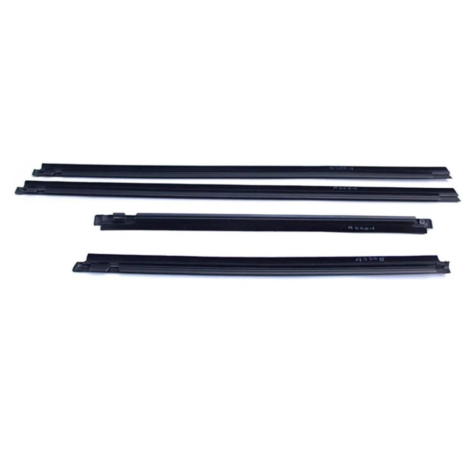 Fkhbzm Color 99-04 Exterior Car Accessories For Toyota For Vitz 2005-2010 Weatherstrip Window Moulding Trim Seal Belt 4Pcs Leakproof